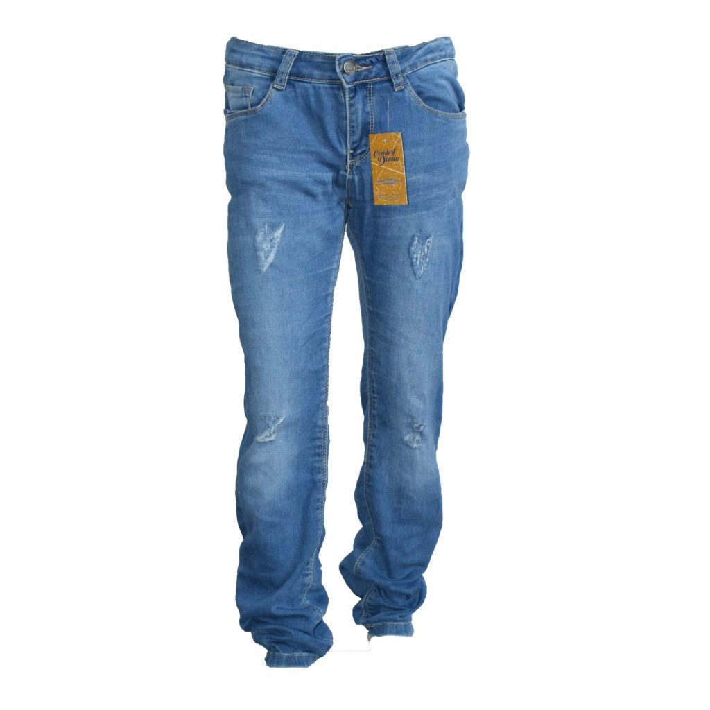 Girls Distressed Denim Pant