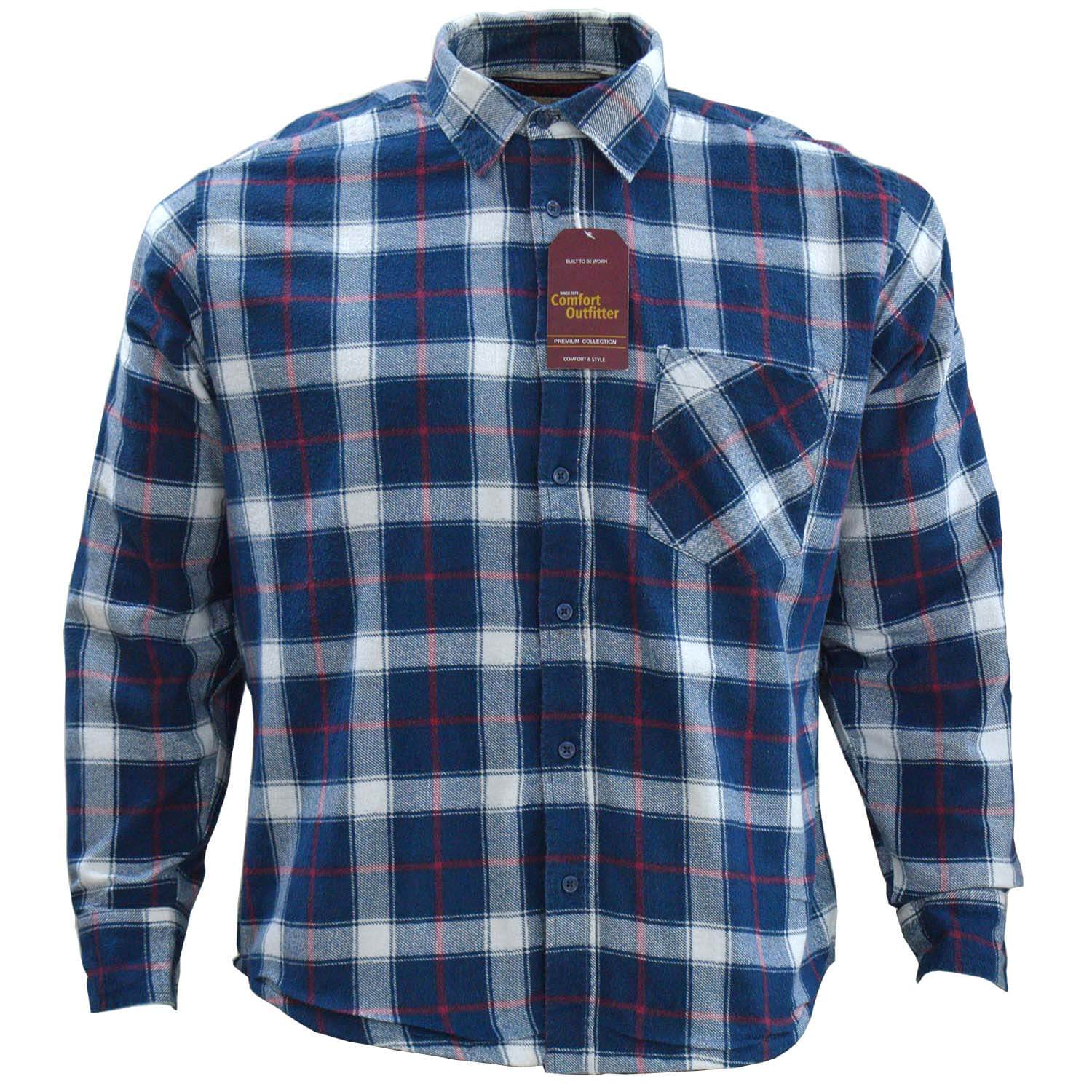 Mens Flannel Thermal Lined Shirt Apparel Zone