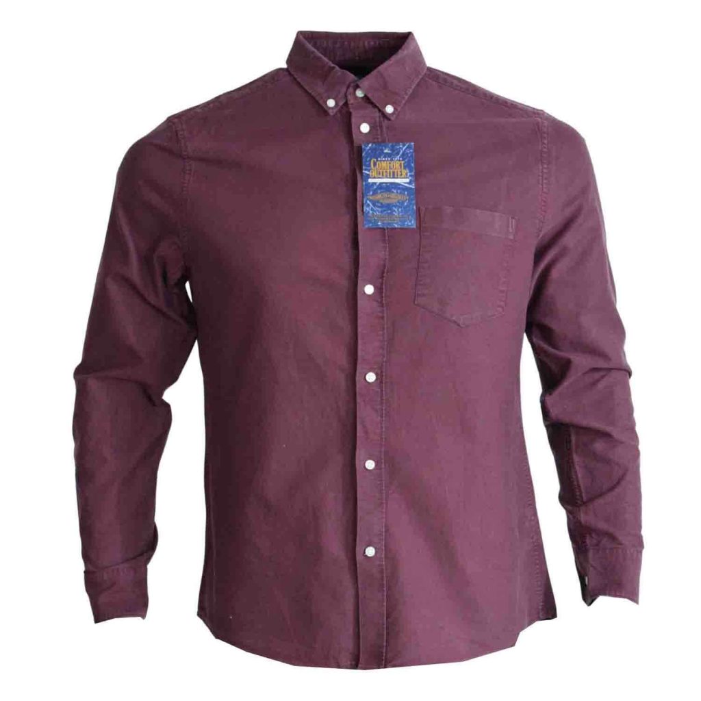Mens Long Sleeve Chamois Shirt