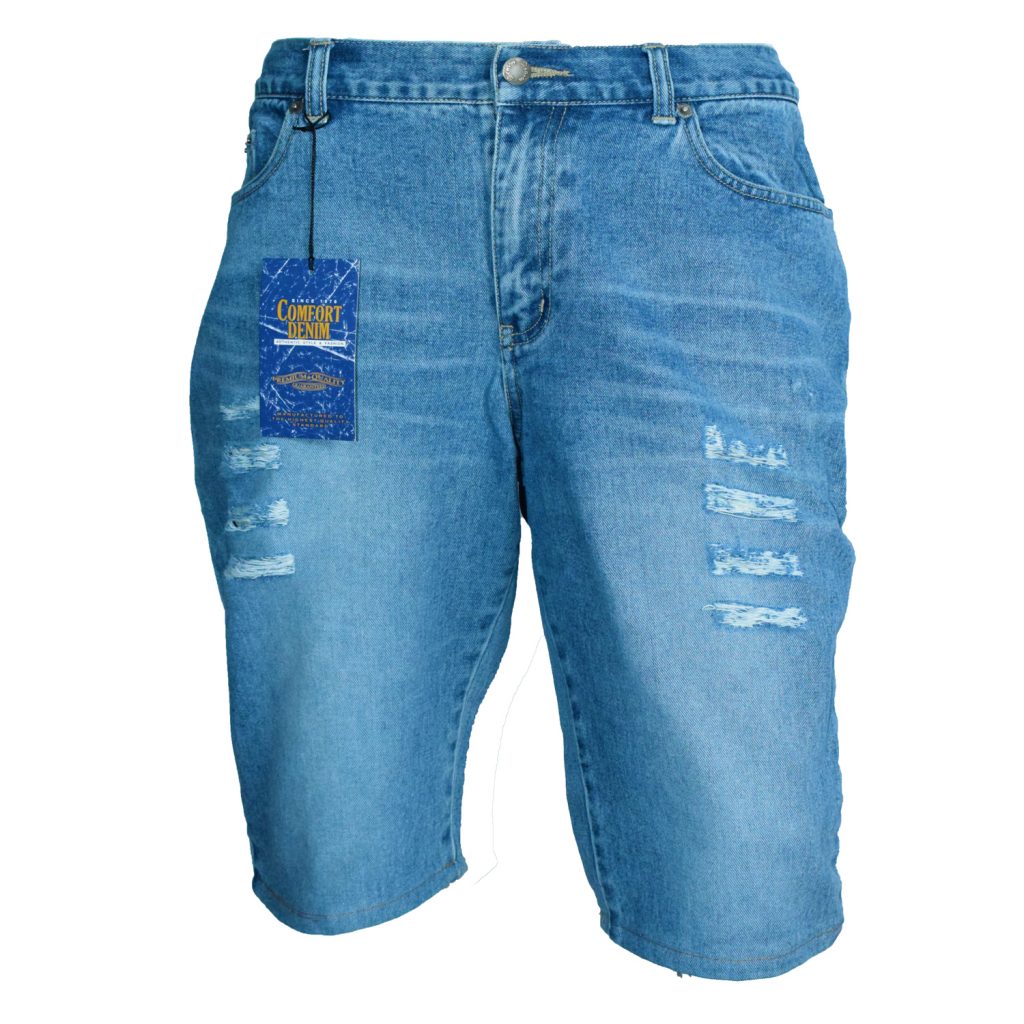 Men’s Distressed Denim Short