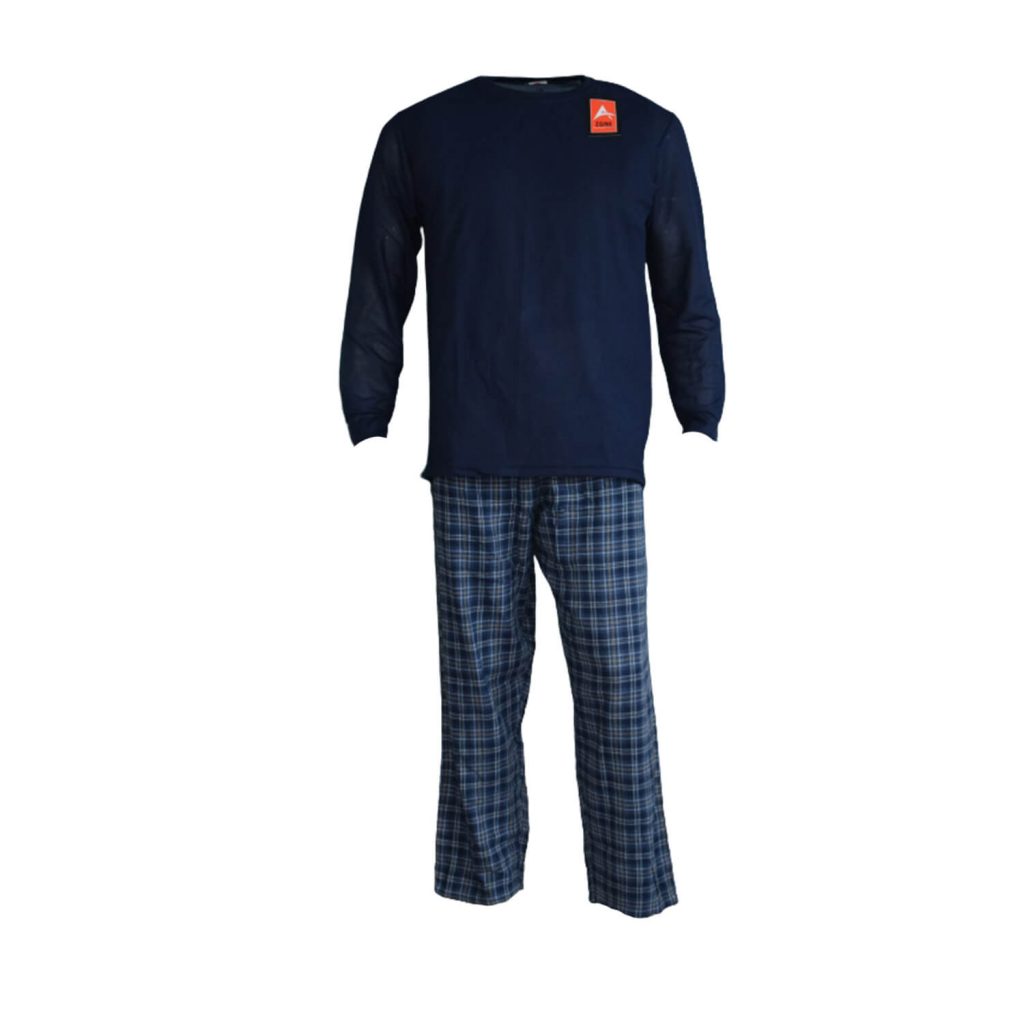 MEN’S LONG SLEEVE CREW & BRUSHED FLANNEL PANT (SET)