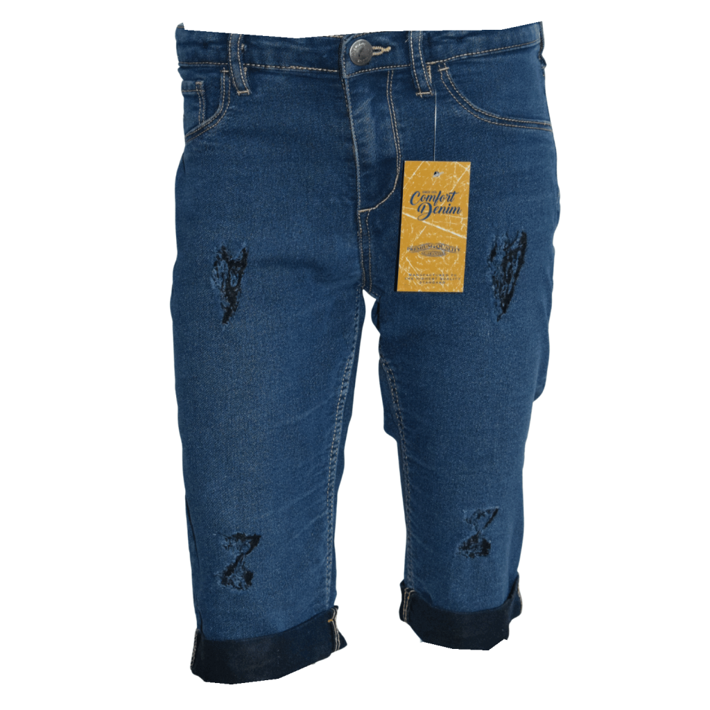 Girls Distressed Denim Short
