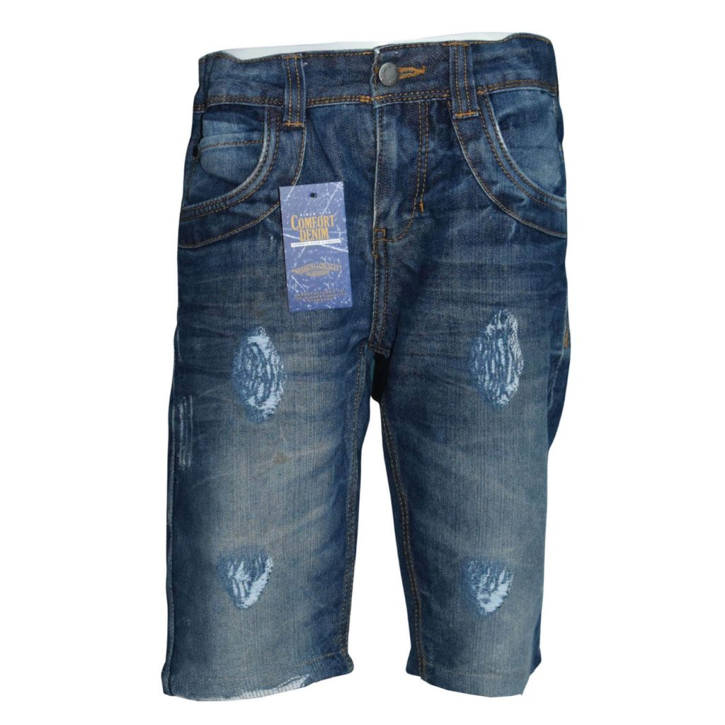 Boys Distressed Denim Short