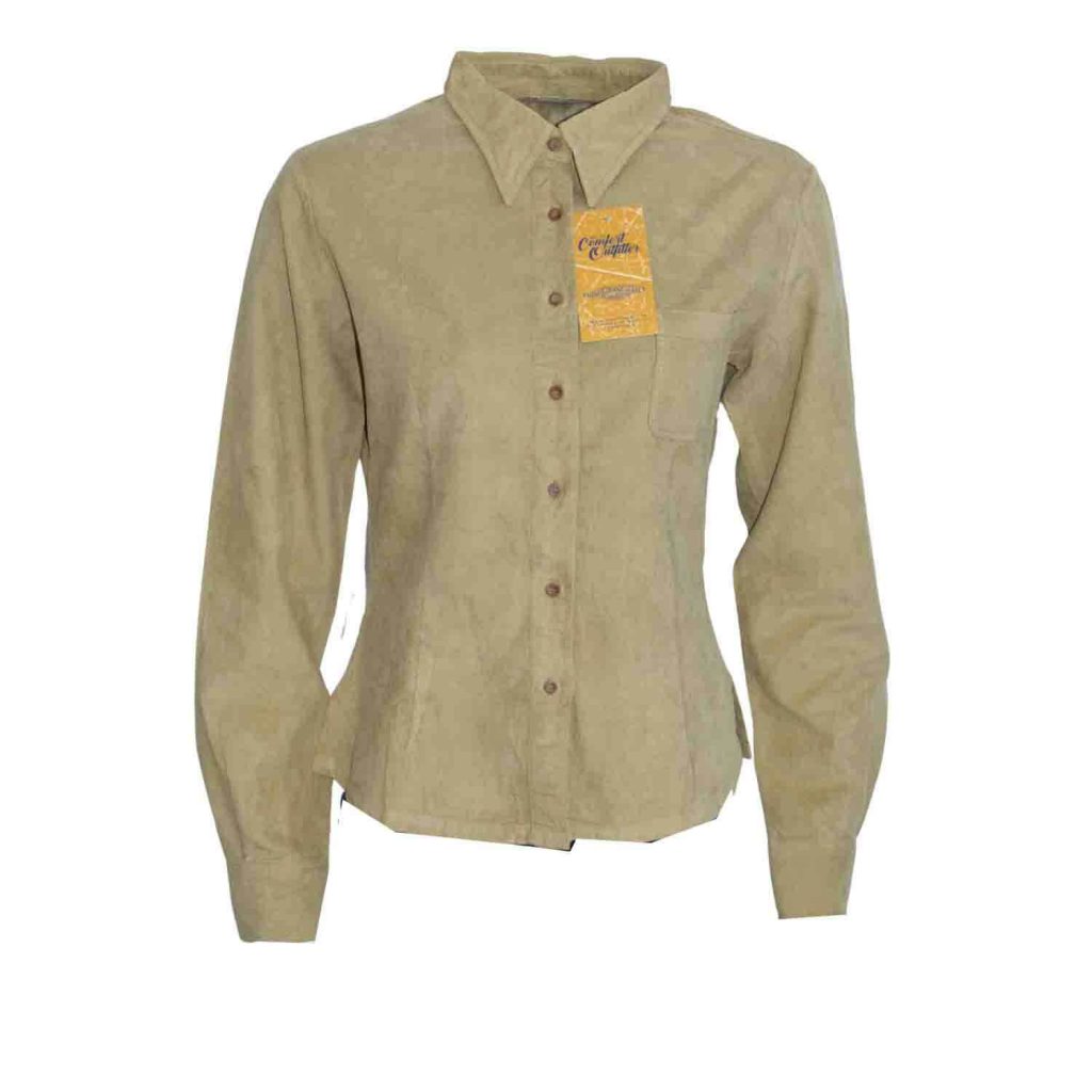 Missy Long Sleeve Corduroy Shirt