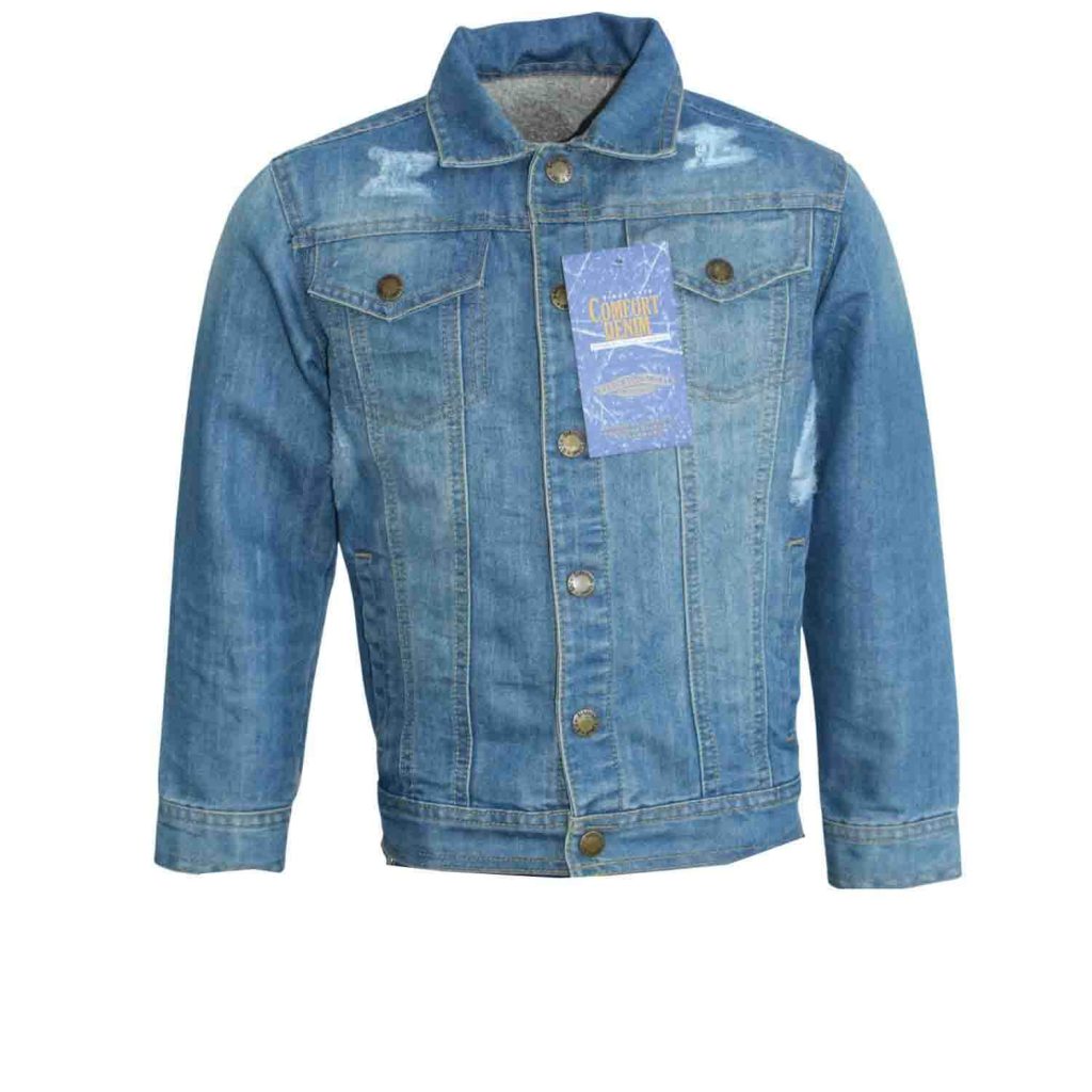 Boys Distressed Denim Jacket