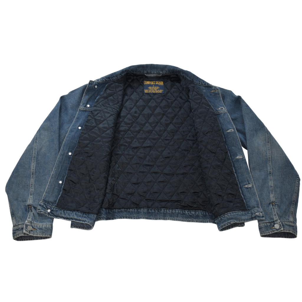 Mens Denim Quilted Lined Jacket