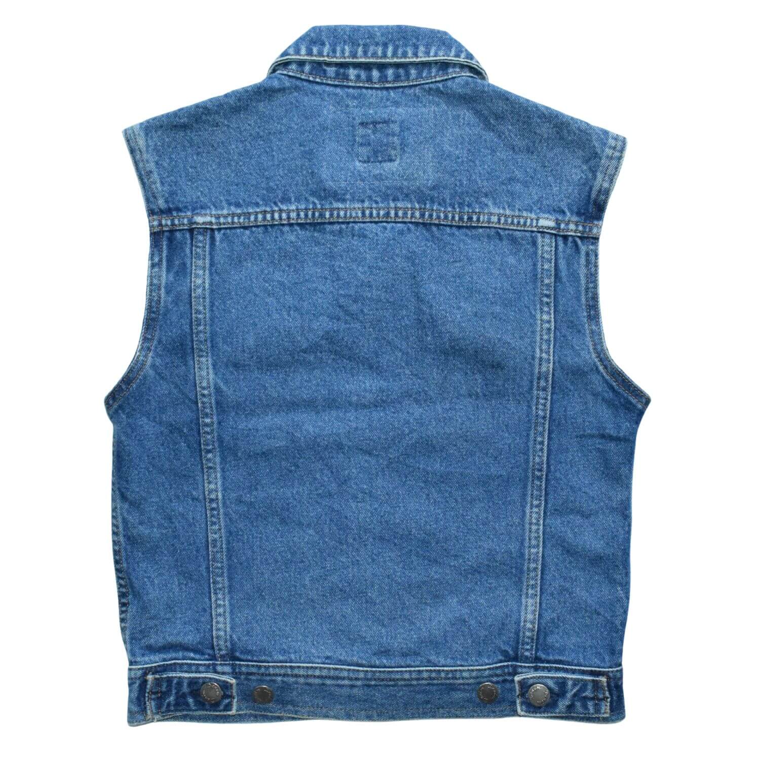 Junior Denim Vest Apparel Zone