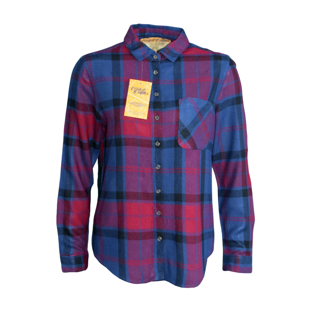 Missy Long Sleeve Flannel Shirt