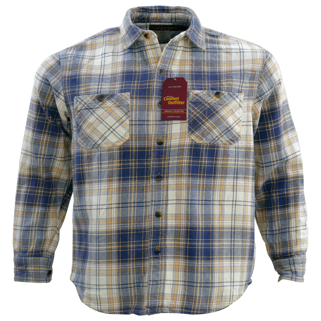 Big Mens Long Sleeve Brawny Shirt