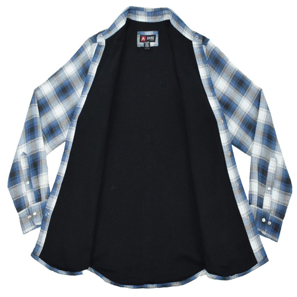 MENS 2PKT FLANNEL THERMAL LINED JACKET