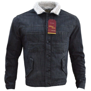 Boys Denim Sherpa Lined Jacket